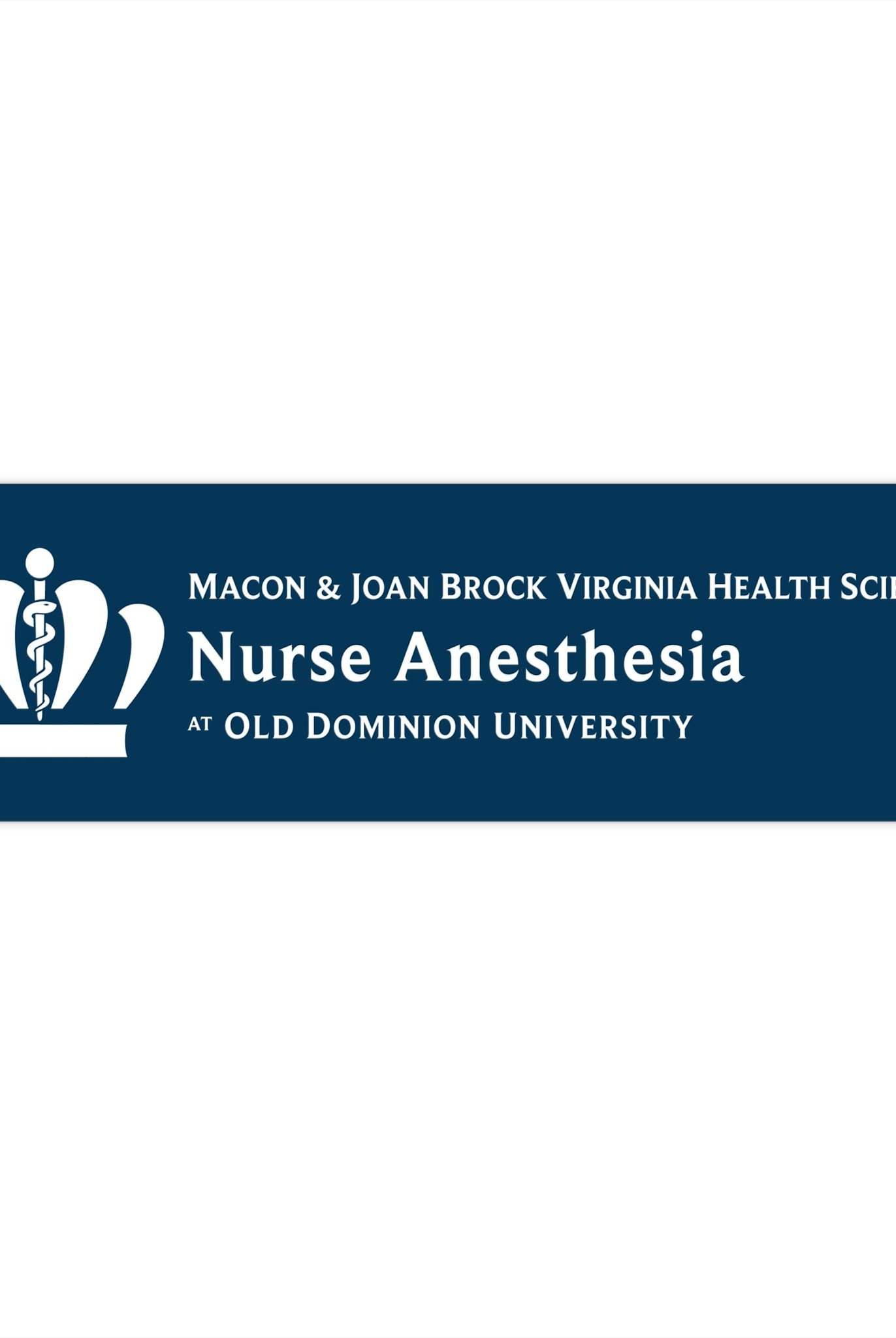 Old Dominion University, Nurse Anesthesia, Bumper Sticker