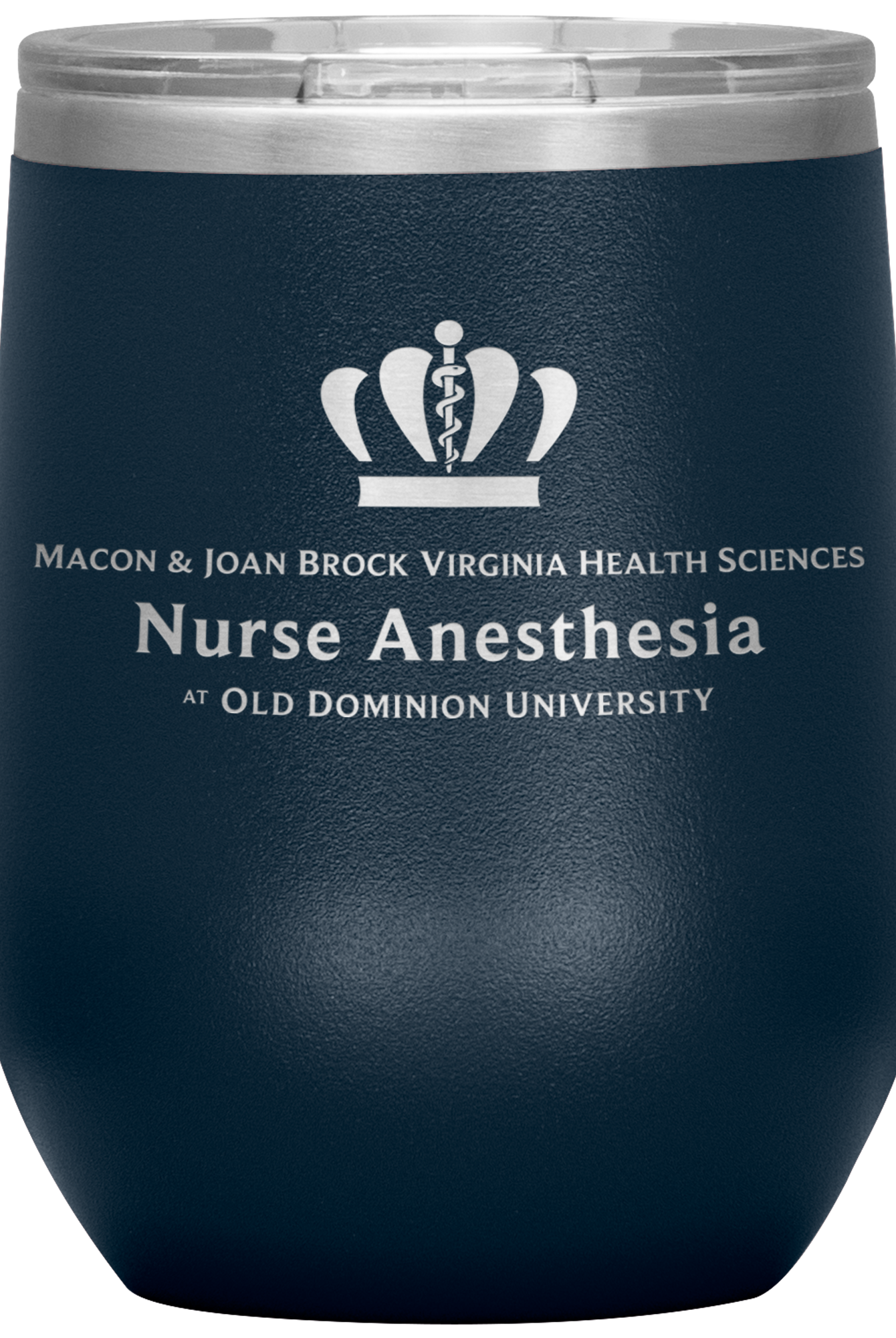 Old Dominion University, Nurse Anesthesia, 12oz Wine Insulated Tumbler - Navy
