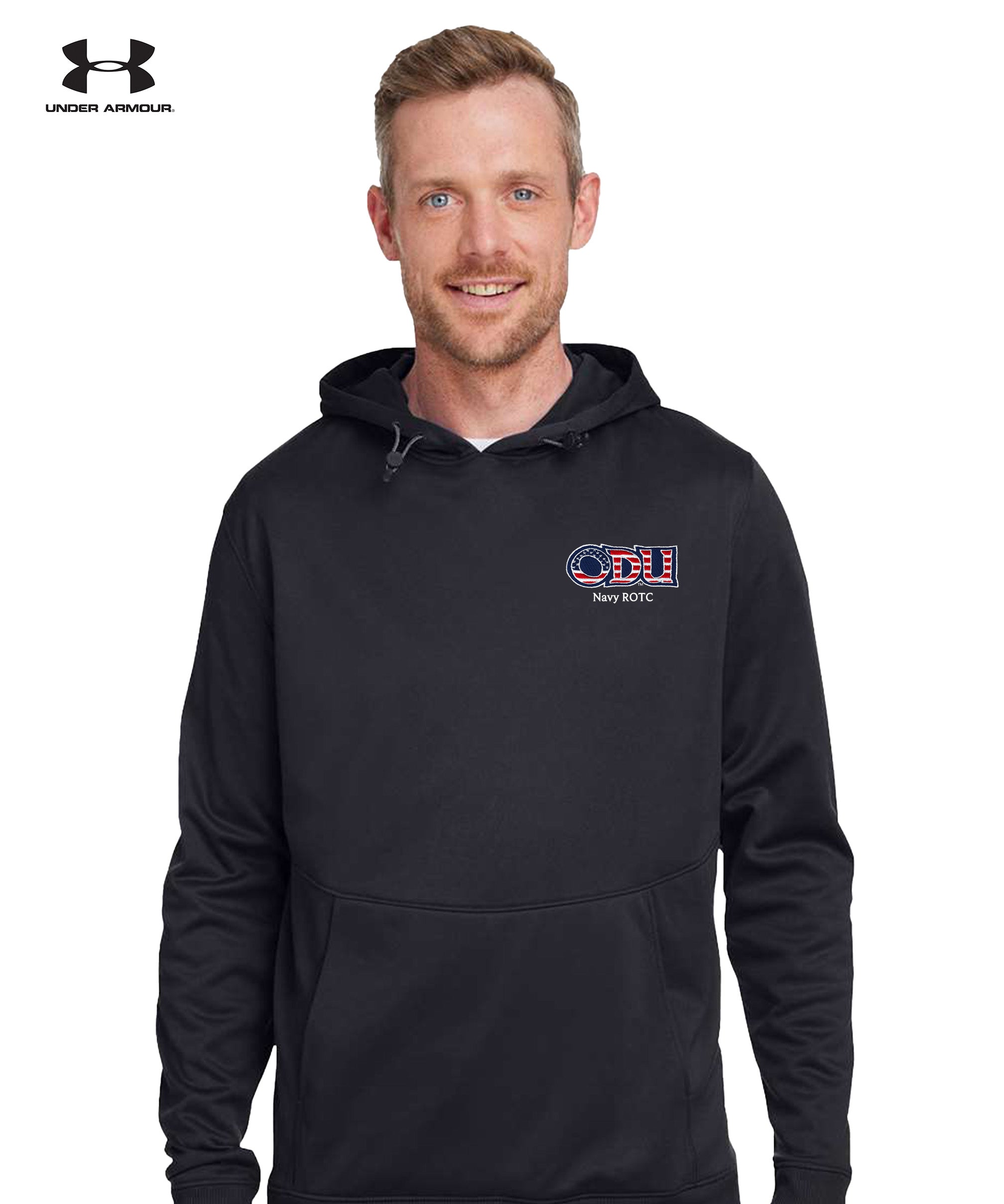 Old Dominion University, ODU Military - Navy ROTC, Under Armour - Storm Armour Fleece -Black