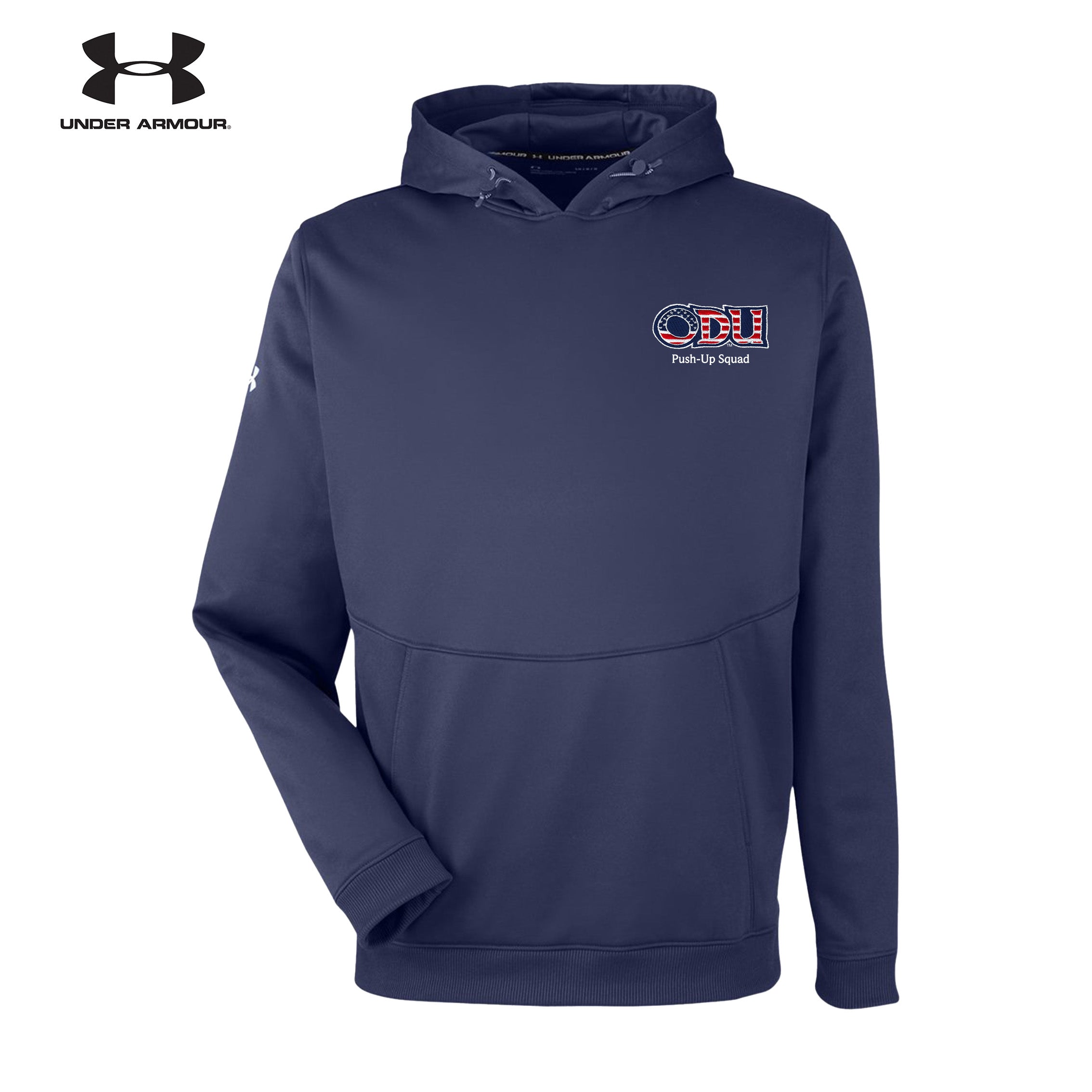 Old Dominion University, ODU Military - Push-Up Squad, Under Armour - Storm Armour Fleece -Navy