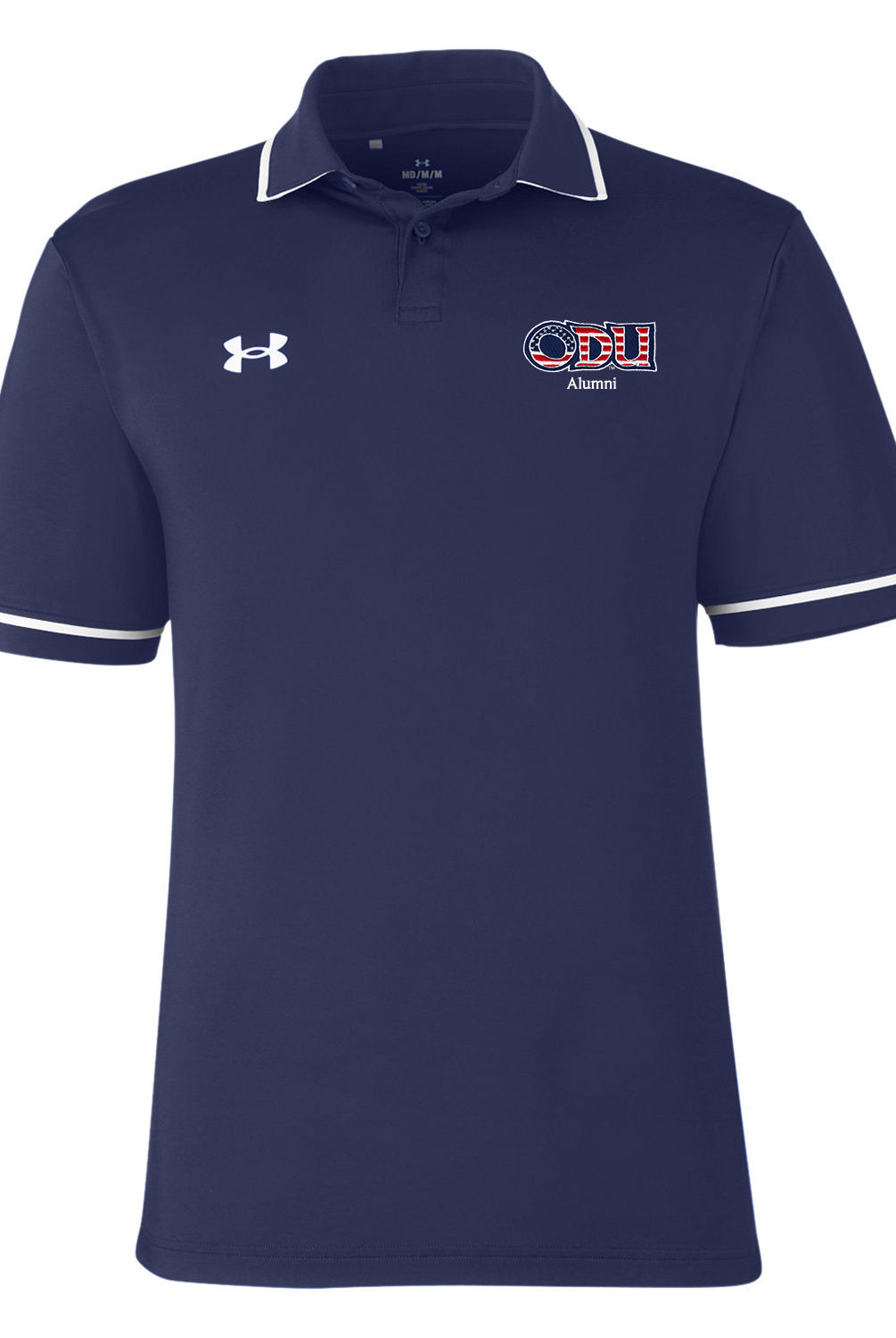 Old Dominion University, ODU Military - Alumni, Port Authority® Dry Zone® UV Micro-Mesh Tipped Polo Shirt - Navy