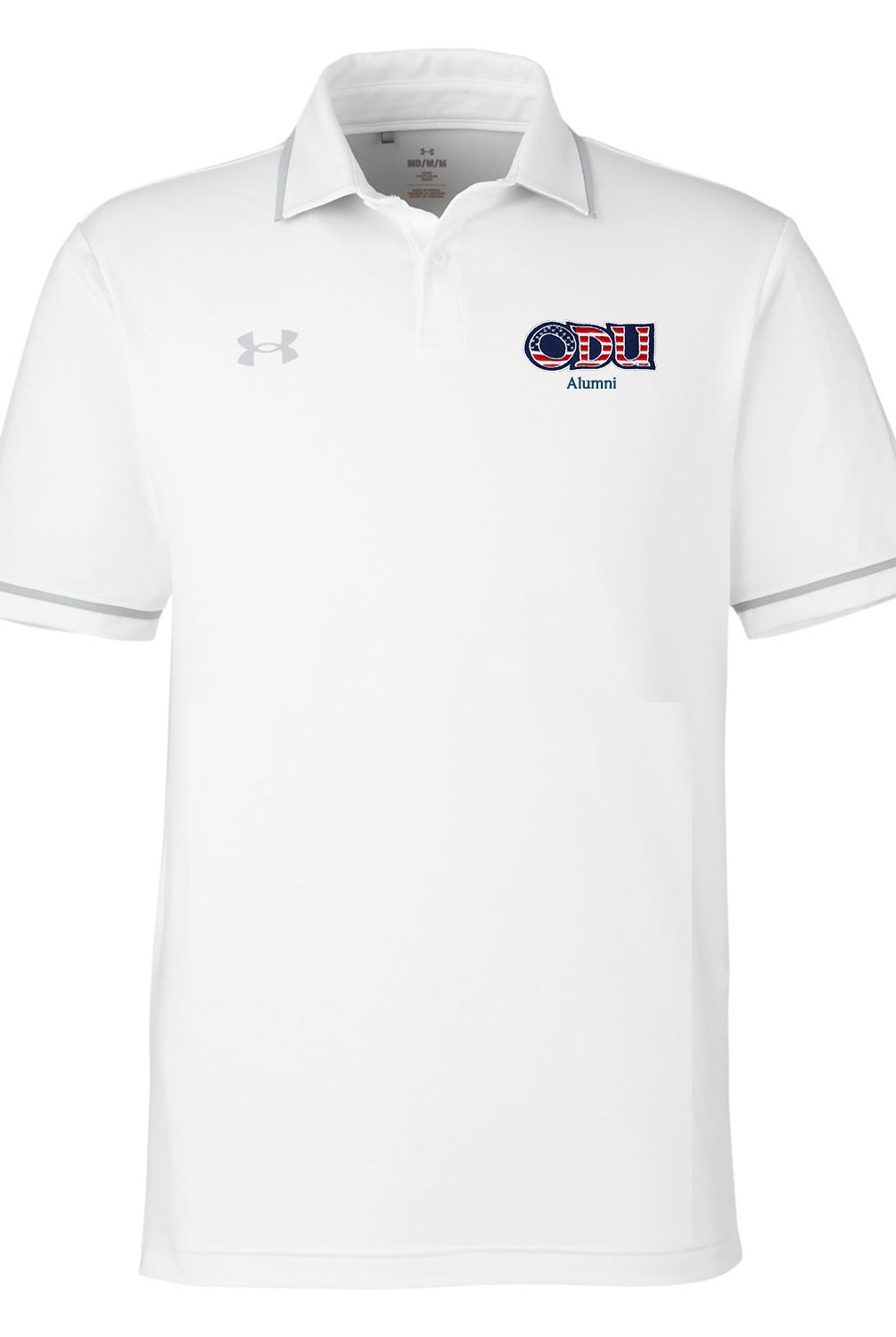 Old Dominion University, ODU Military - Alumni, Port Authority® Dry Zone® UV Micro-Mesh Tipped Polo Shirt - White