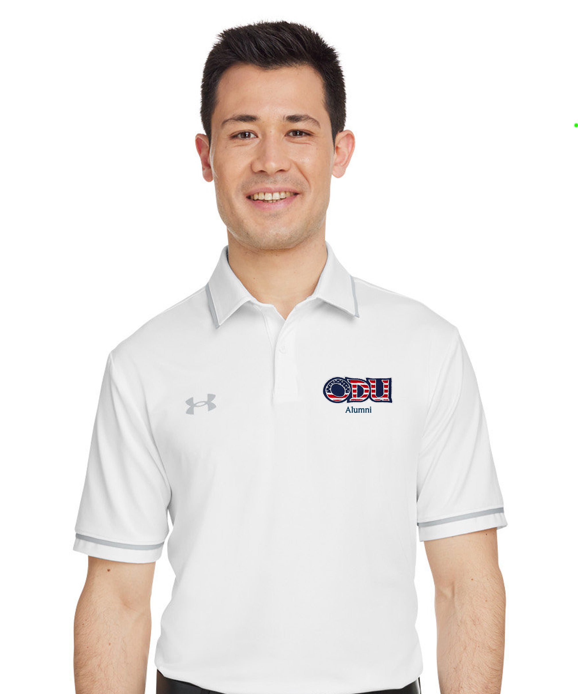 Old Dominion University, ODU Military - Alumni, Port Authority® Dry Zone® UV Micro-Mesh Tipped Polo Shirt - White
