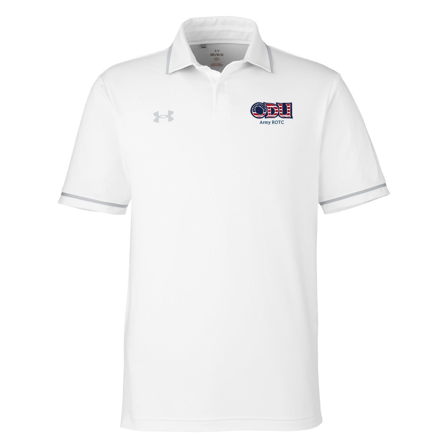 Old Dominion University, ODU Military - Army ROTC, Port Authority® Dry Zone® UV Micro-Mesh Tipped Polo Shirt - White