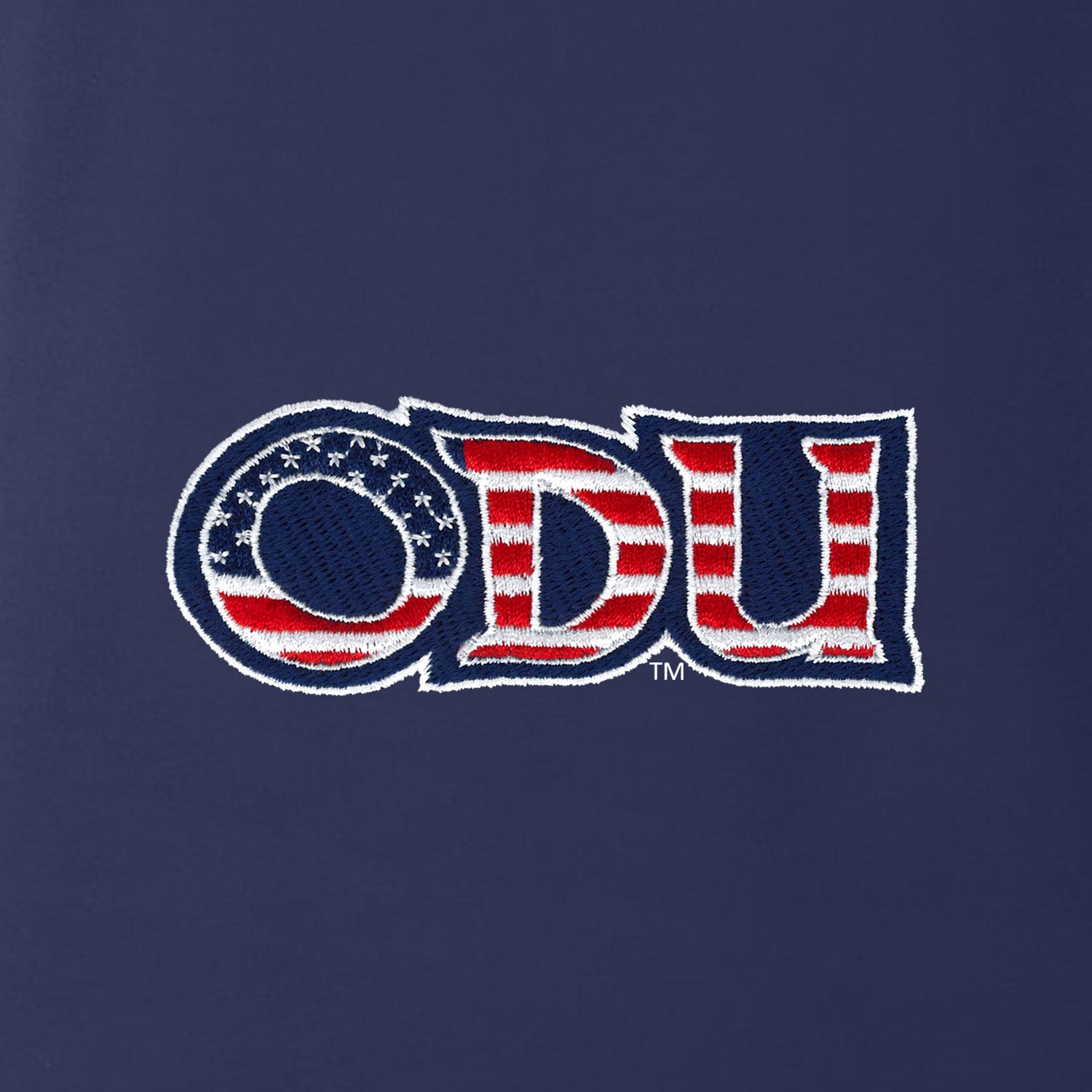 Old Dominion University, ODU Logo - Push-Up Squad, Port Authority® Dry Zone® UV Micro-Mesh Tipped Polo Shirt - Navy