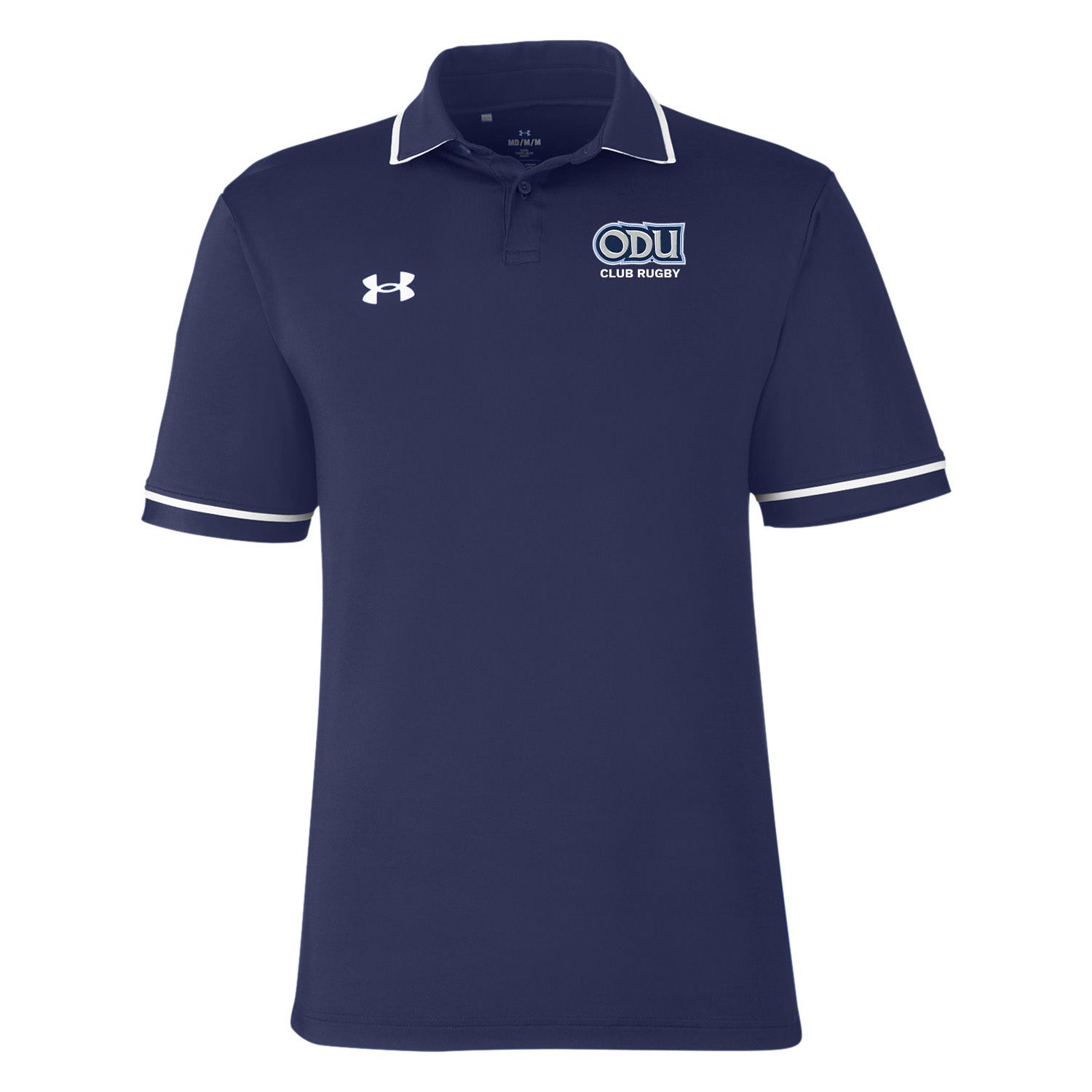 Old Dominion University, Club Sports - Rugby, Port Authority® Dry Zone® UV Micro-Mesh Tipped Polo Shirt - Navy