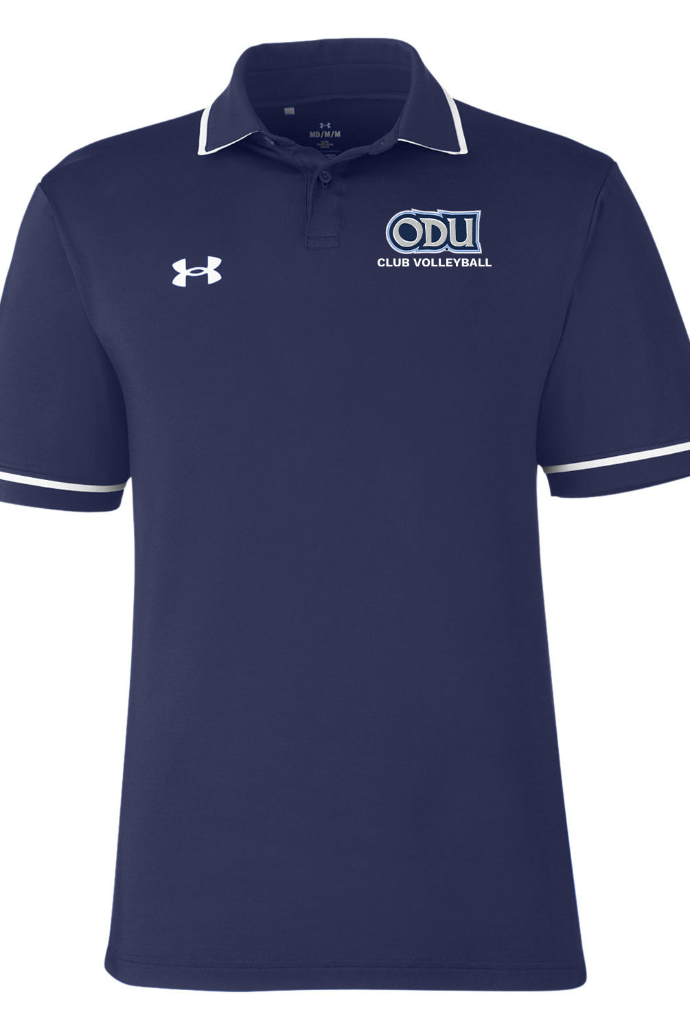 Old Dominion University, Club Sports - Volleyball, Port Authority® Dry Zone® UV Micro-Mesh Tipped Polo Shirt - Navy