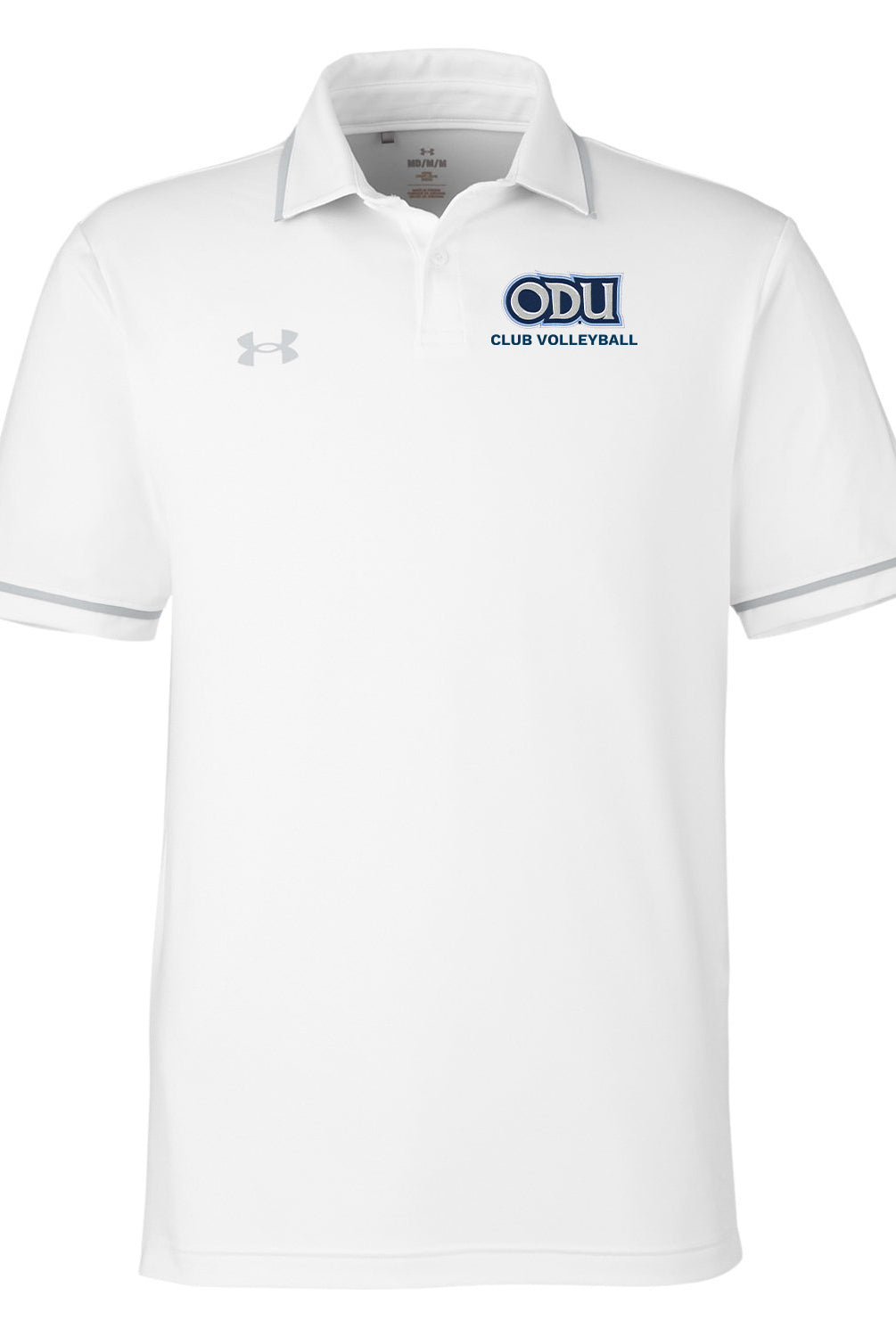 Old Dominion University, Club Sports - Volleyball, Port Authority® Dry Zone® UV Micro-Mesh Tipped Polo Shirt - White
