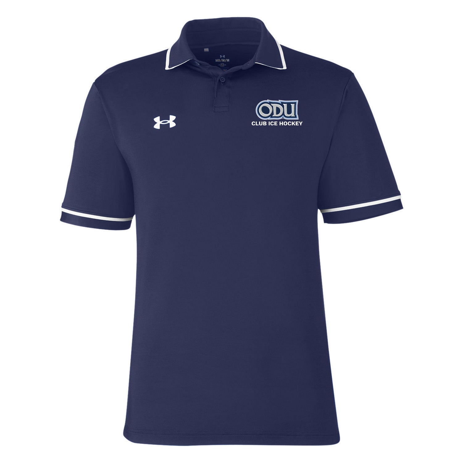 Old Dominion University, ODU - Sports, Port Authority® Dry Zone® UV Micro-Mesh Tipped Polo Shirt - Navy