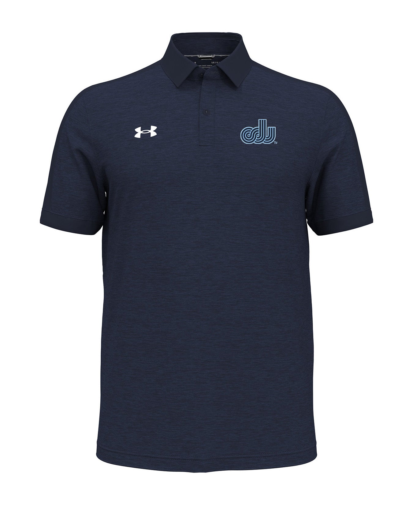 Old Dominion University, ODU Vintage Logo, Under Armour Men's Trophy Level Polo- Navy