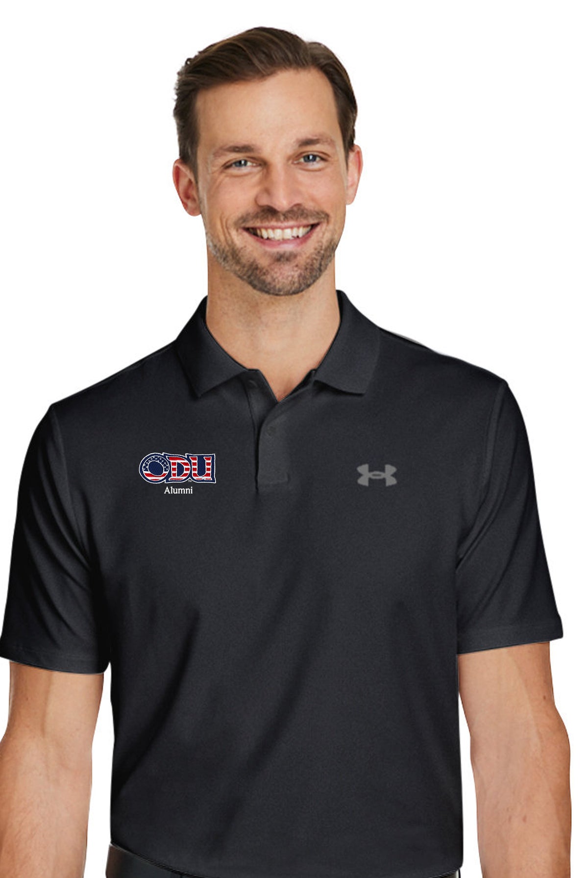 Old Dominion University, ODU Military - Alumni, Under Armour - Performance 3.0 Golf Polo - Black