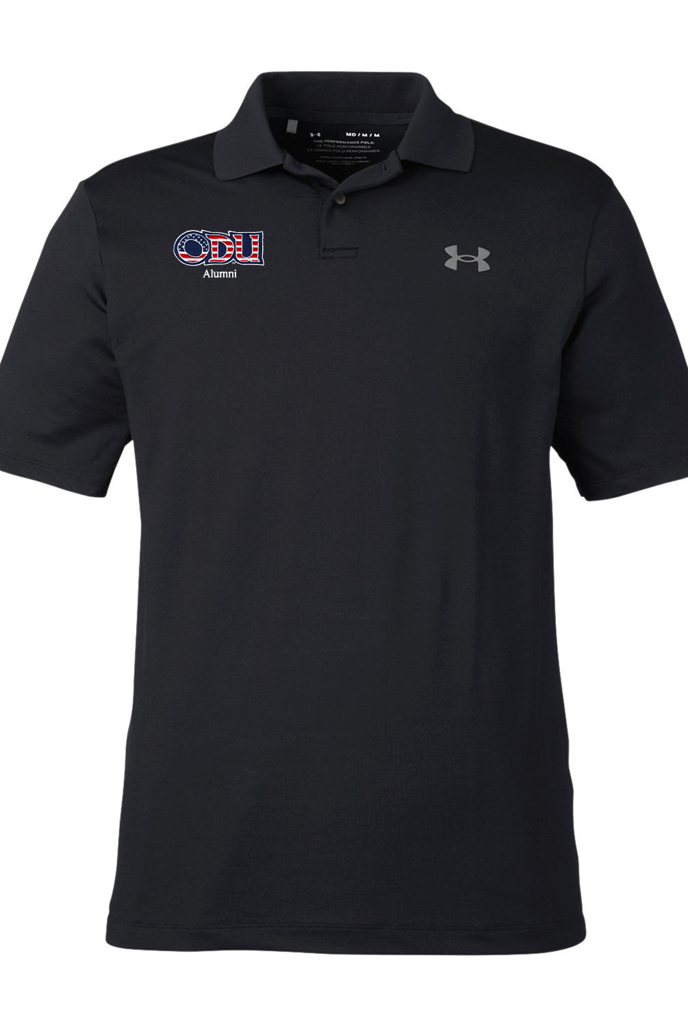 Old Dominion University, ODU Military - Alumni, Under Armour - Performance 3.0 Golf Polo - Black