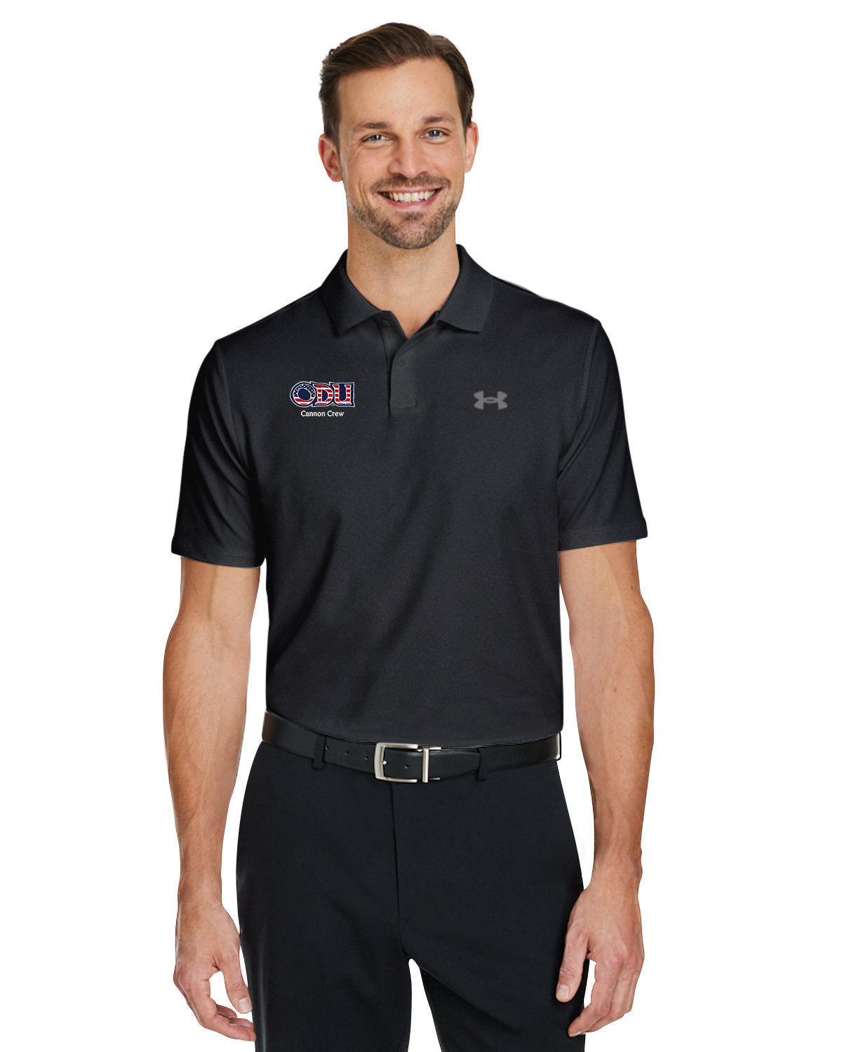 Old Dominion University, ODU Military - Cannon Crew, Under Armour - Performance 3.0 Golf Polo - Black
