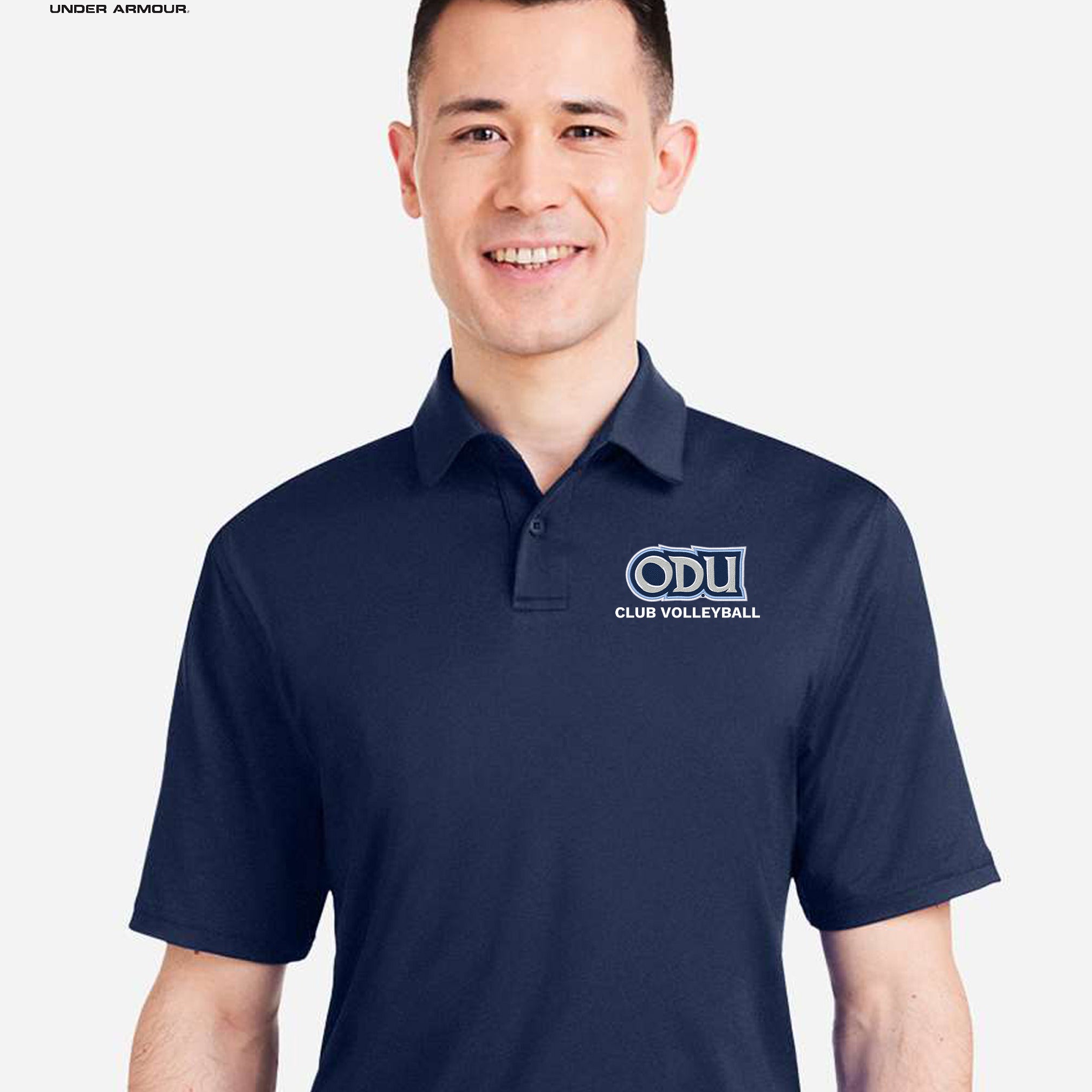 Old Dominion University, Club Sports - Volleyball, Under Armour Recycled Polo - Navy