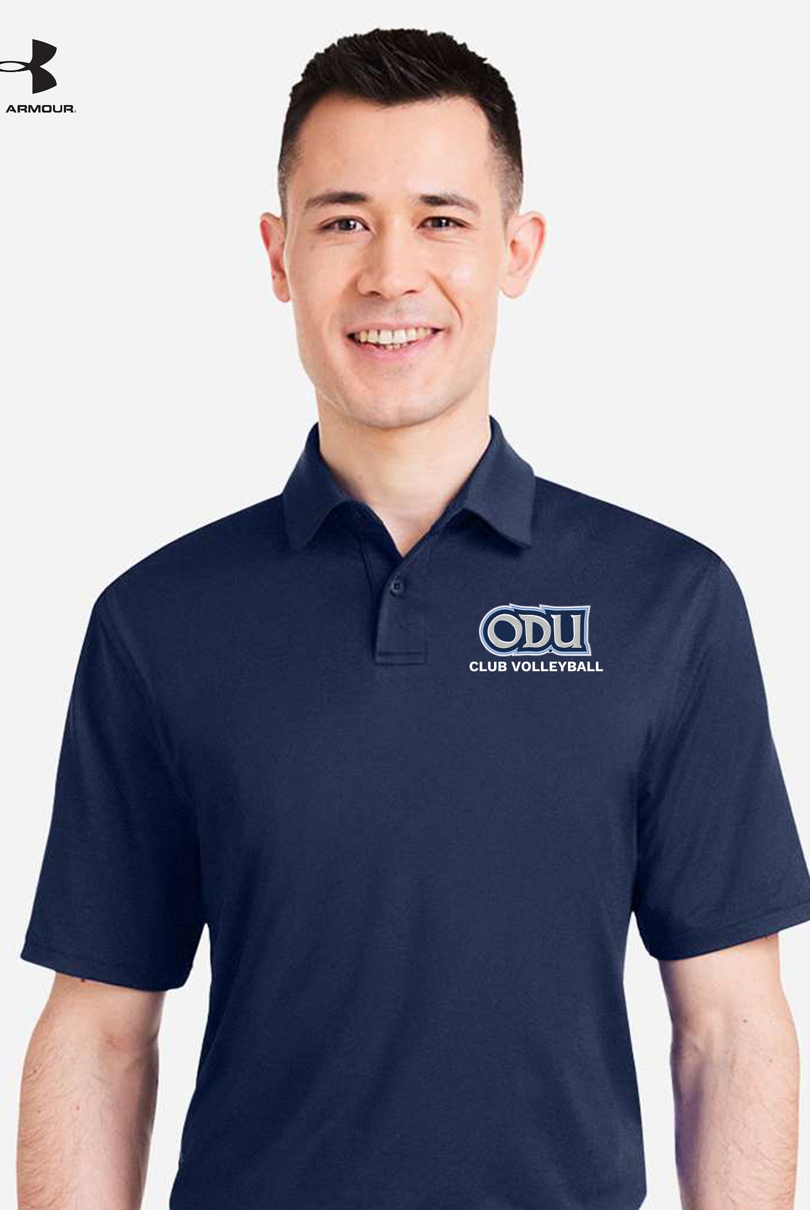 Old Dominion University, Club Sports - Volleyball, Under Armour Recycled Polo - Navy