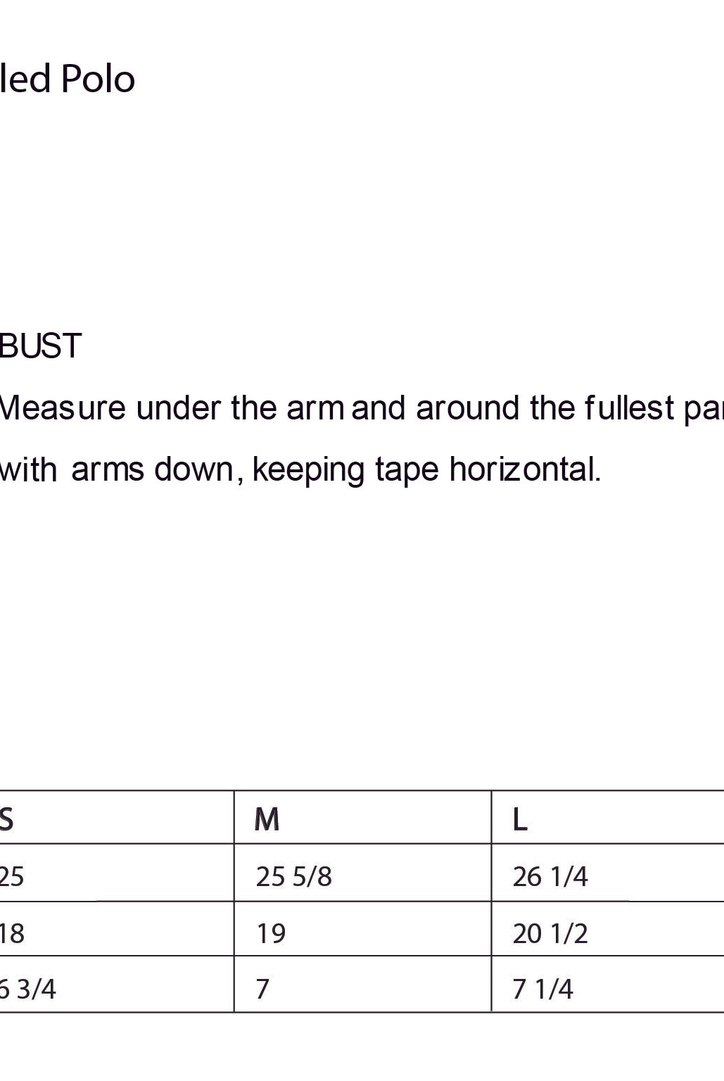 Old Dominion University, Club Sports - Volleyball, Under Armour Women's Recycled Polo - Size Chart