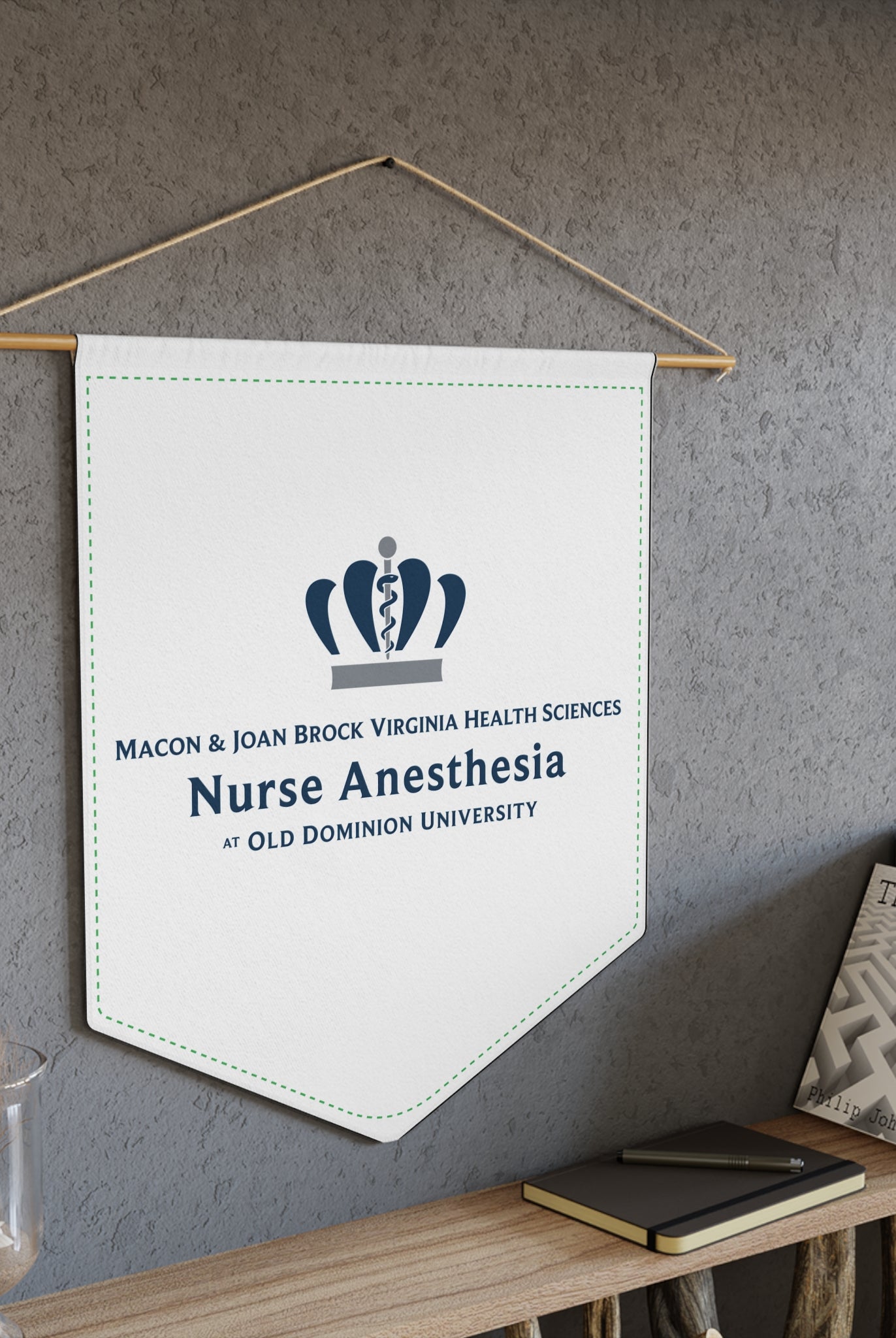 Old Dominion University, Nurse Anesthesia, Pennant Wall Decor