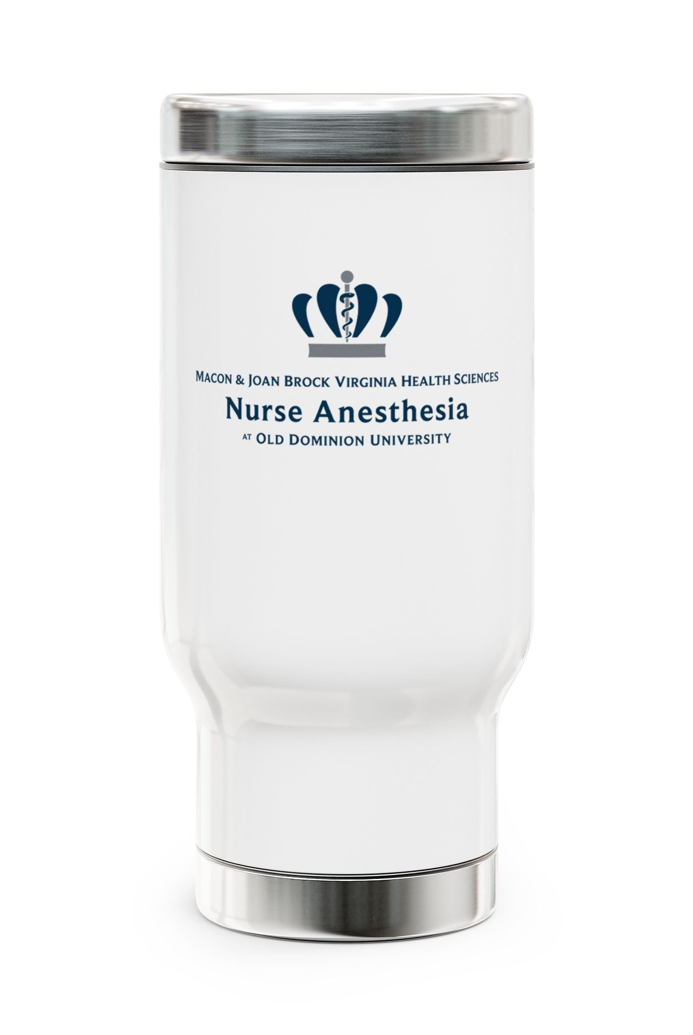 Old Dominion University, Nurse Anesthesia, Travel Mug - 14oz Coffee Cup with Handle