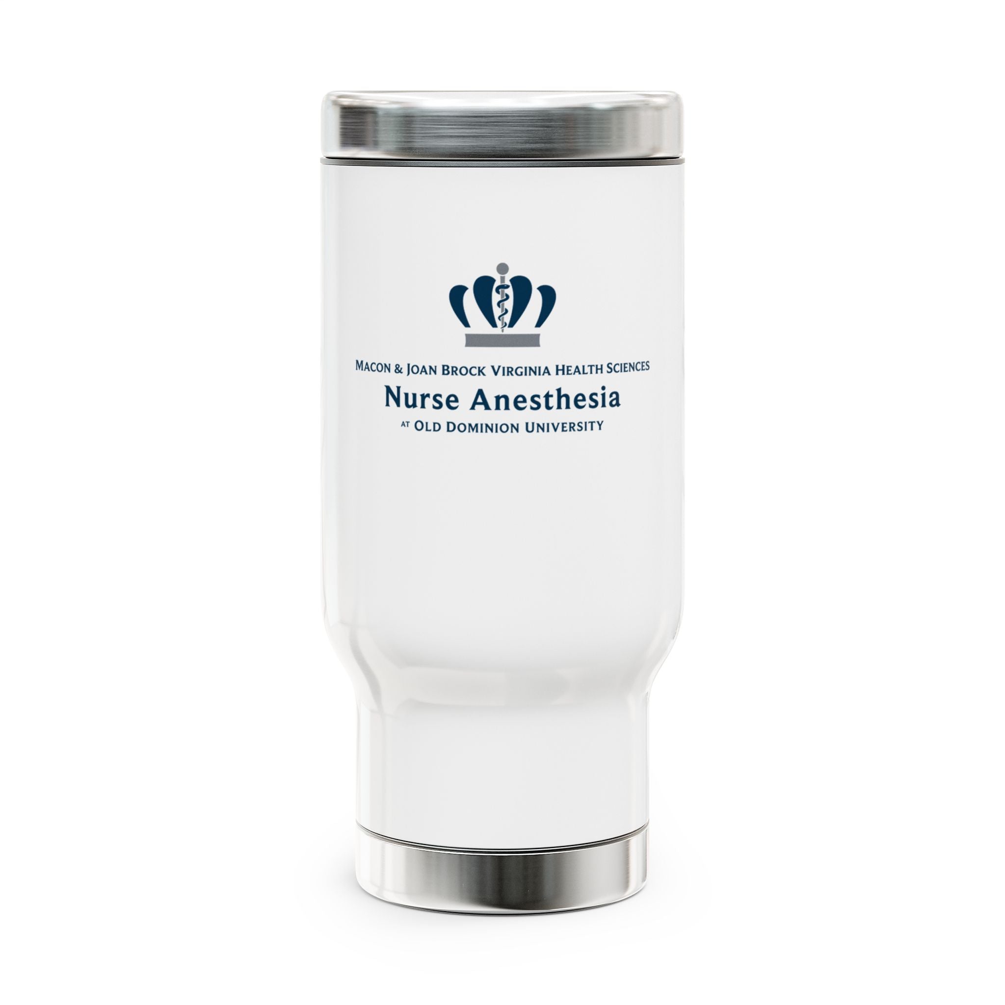 Old Dominion University, Nurse Anesthesia, Travel Mug - 14oz Coffee Cup with Handle