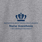 Old Dominion University, Full Logo, Nurse Anesthesia, Youth Heavy Blend™ Crewneck Sweatshirt - Gray
