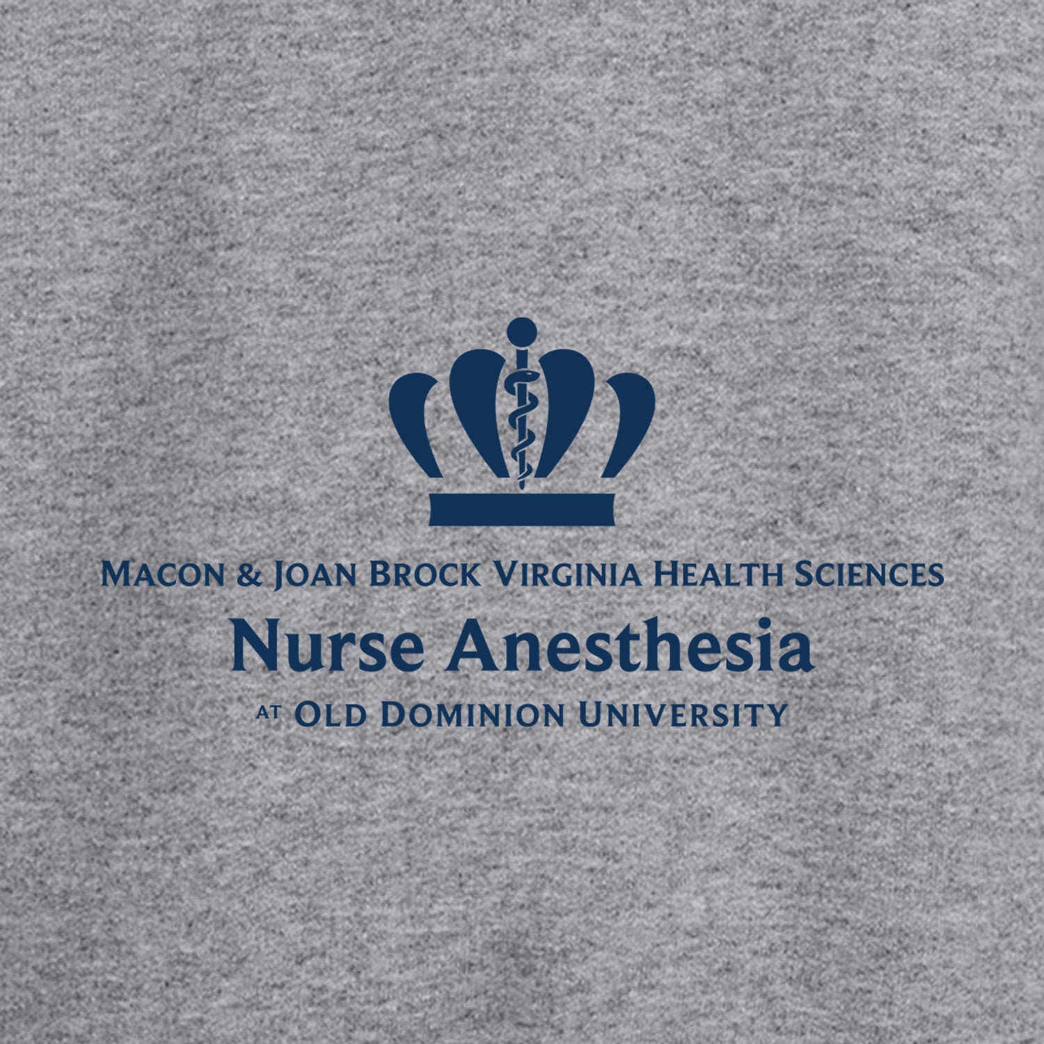 Old Dominion University, Full Logo, Nurse Anesthesia, Youth Heavy Blend™ Crewneck Sweatshirt - Gray