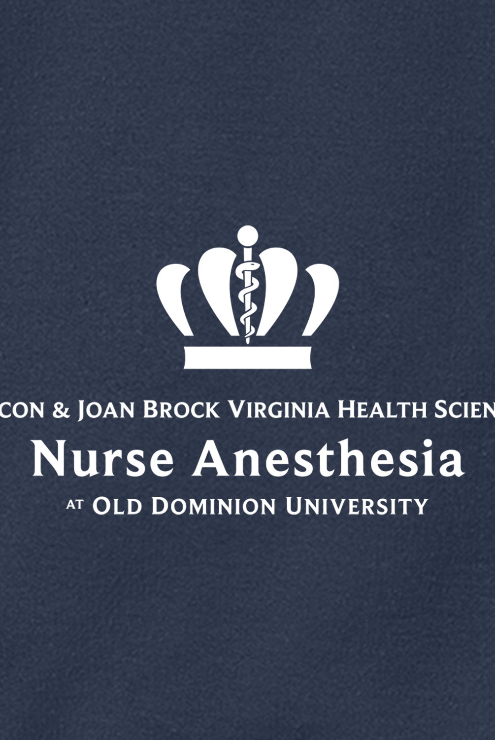 Old Dominion University, Full Logo, Nurse Anesthesia, Youth Heavy Blend™ Crewneck Sweatshirt - Navy