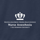 Old Dominion University, Full Logo, Nurse Anesthesia, Youth Heavy Blend™ Crewneck Sweatshirt - Navy