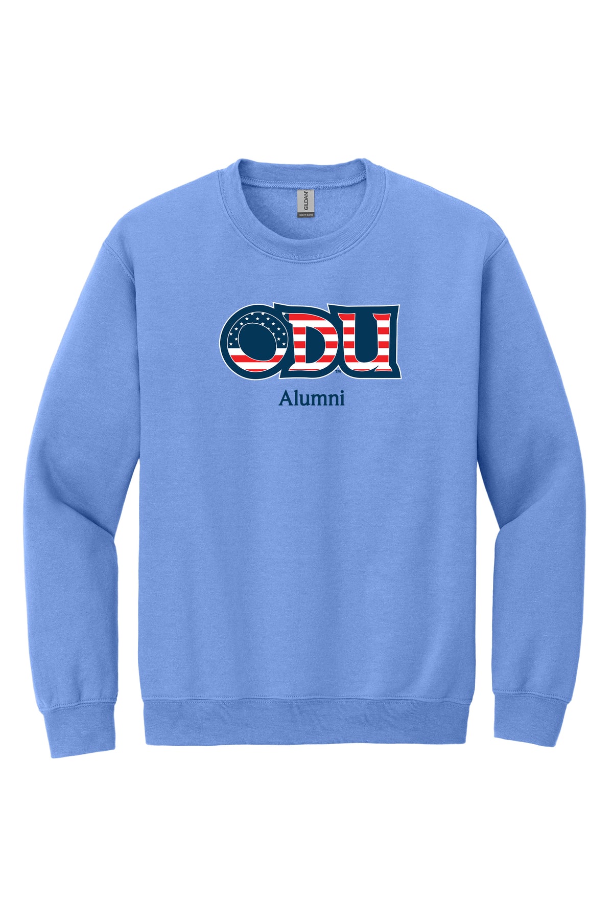 Old Dominion University, ODU Military - Alumni, Crewneck Sweatshirt - Carolina blue