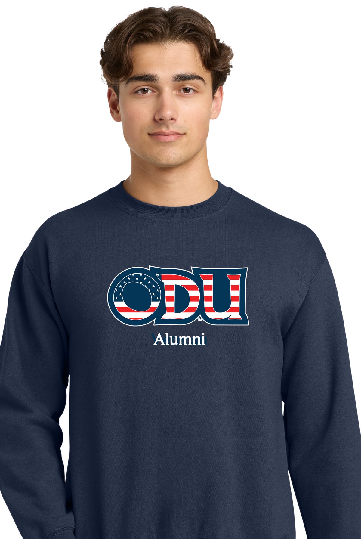 Old Dominion University, ODU Military - Alumni, Crewneck Sweatshirt - Navy