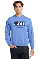 Old Dominion University, ODU Military - Army ROTC, Crewneck Sweatshirt - Carolina Blue