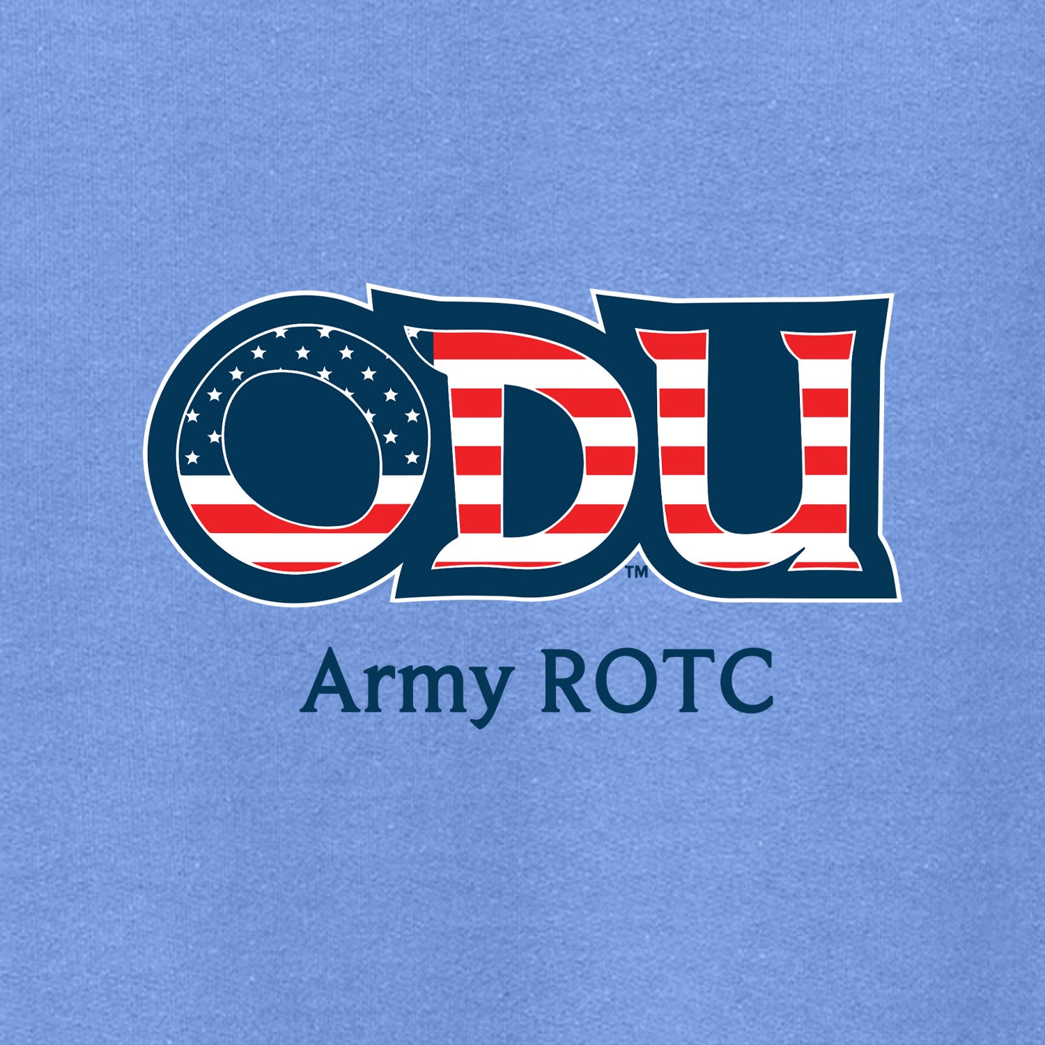 Old Dominion University, ODU Military - Army ROTC, Crewneck Sweatshirt - Carolina Blue