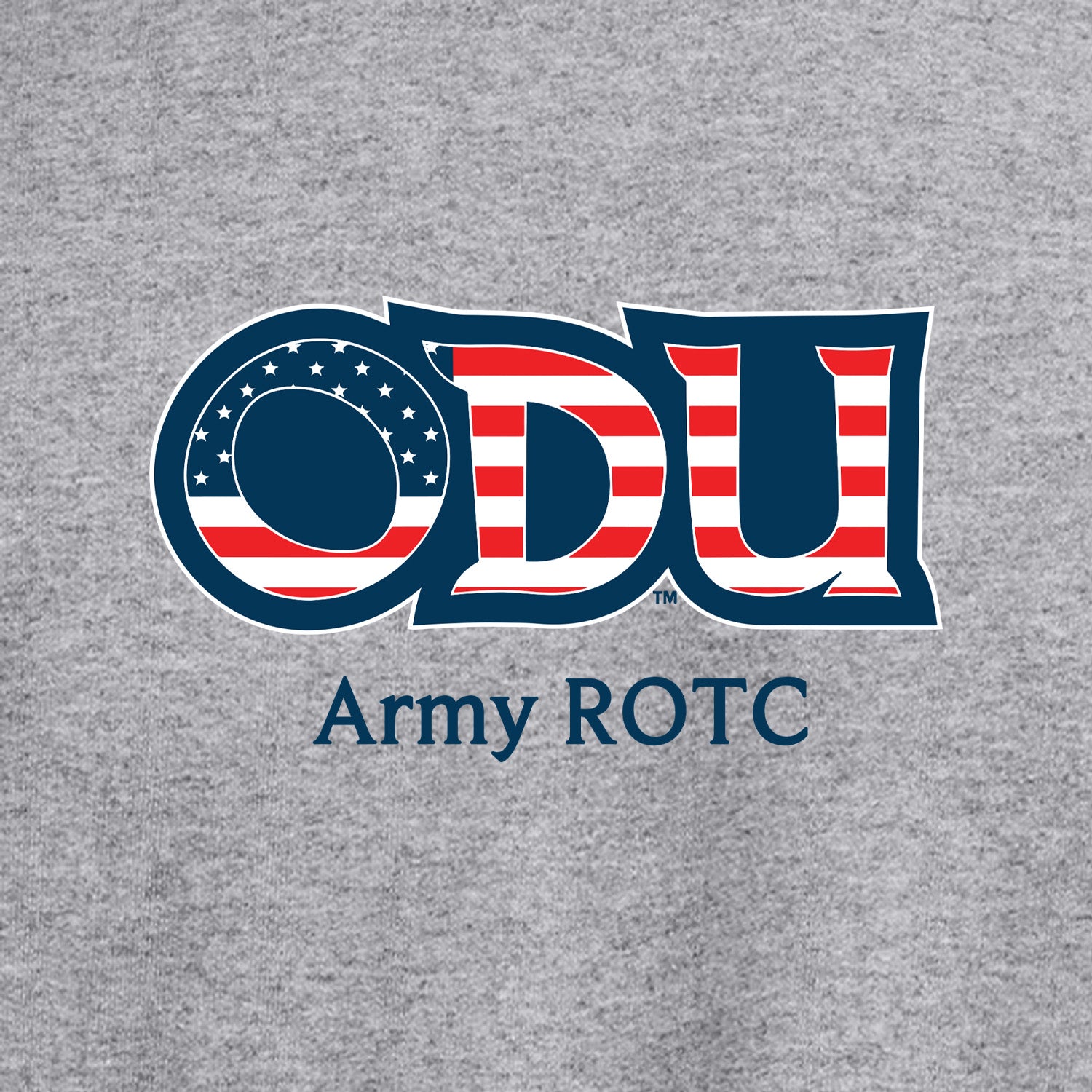 Old Dominion University, ODU Military - Army ROTC, Crewneck Sweatshirt - Grey