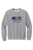 Old Dominion University, ODU Military - Cannon Crew, Crewneck Sweatshirt - Grey