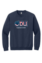Old Dominion University, ODU Military - Cannon Crew, Crewneck Sweatshirt - Navy