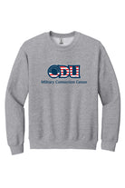 Old Dominion University, ODU Military - Military Connection Center, Crewneck Sweatshirt  - Grey