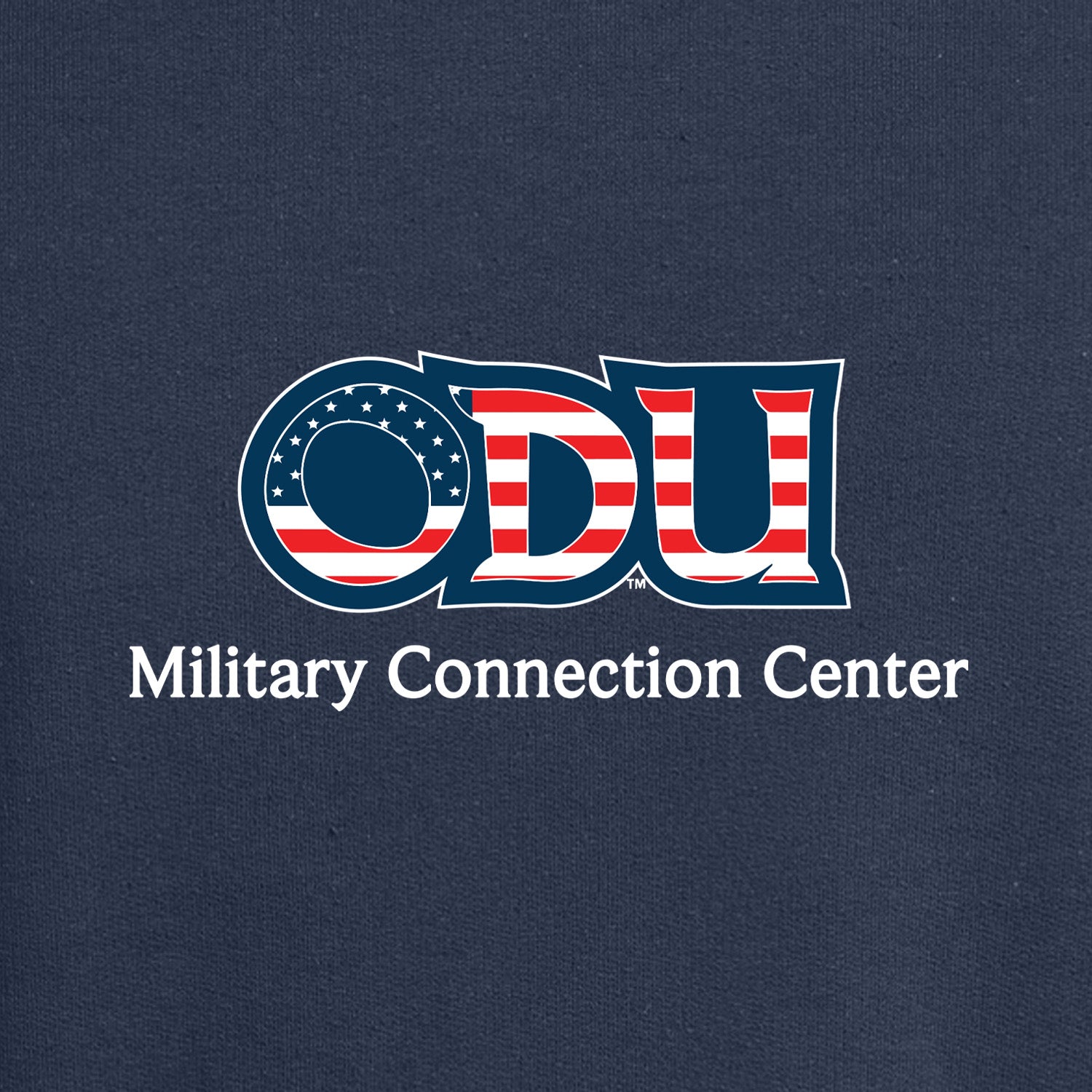Old Dominion University, ODU Military - Military Connection Center, Crewneck Sweatshirt  - Navy