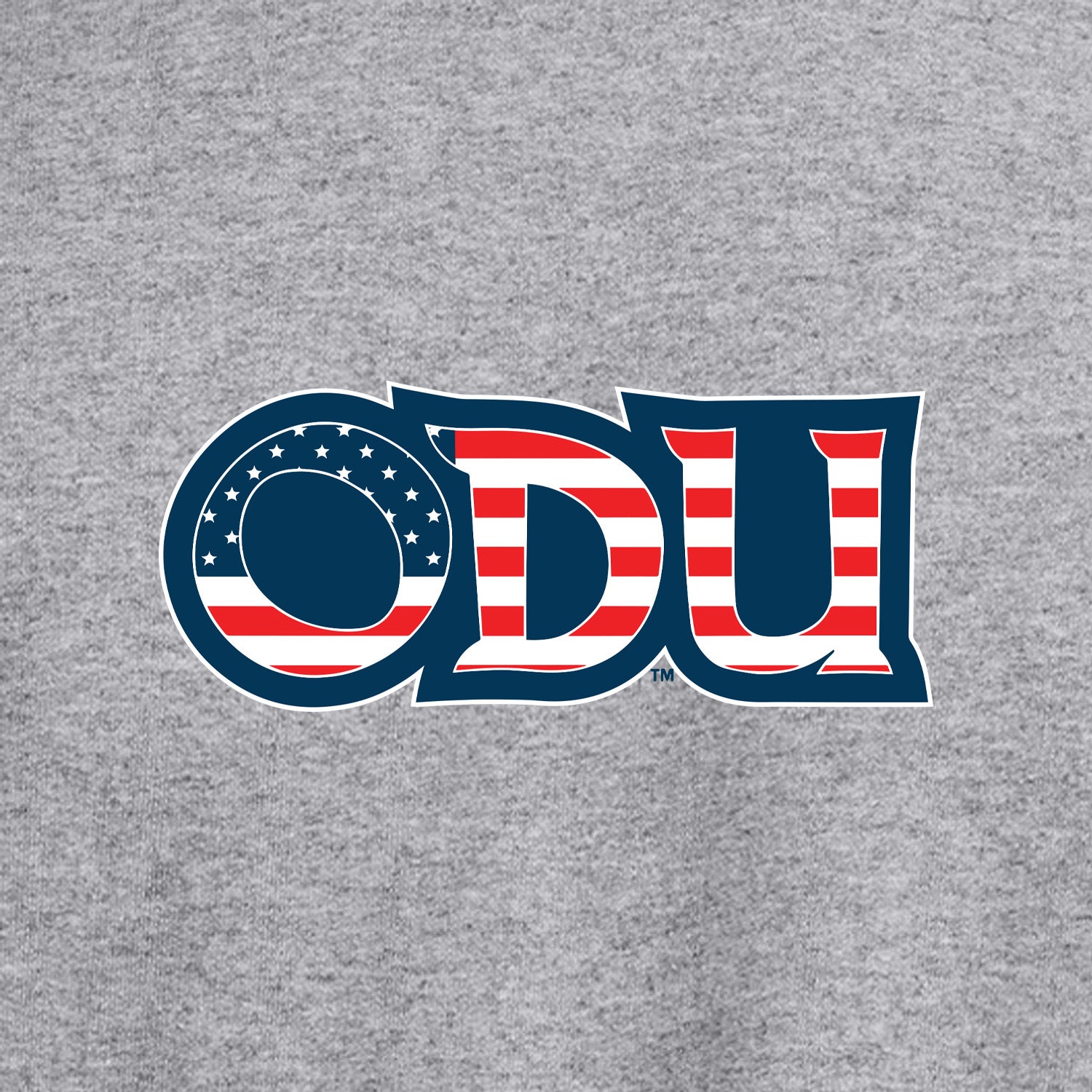 Old Dominion University, ODU Military - Military Logo, Crewneck Sweatshirt - Grey