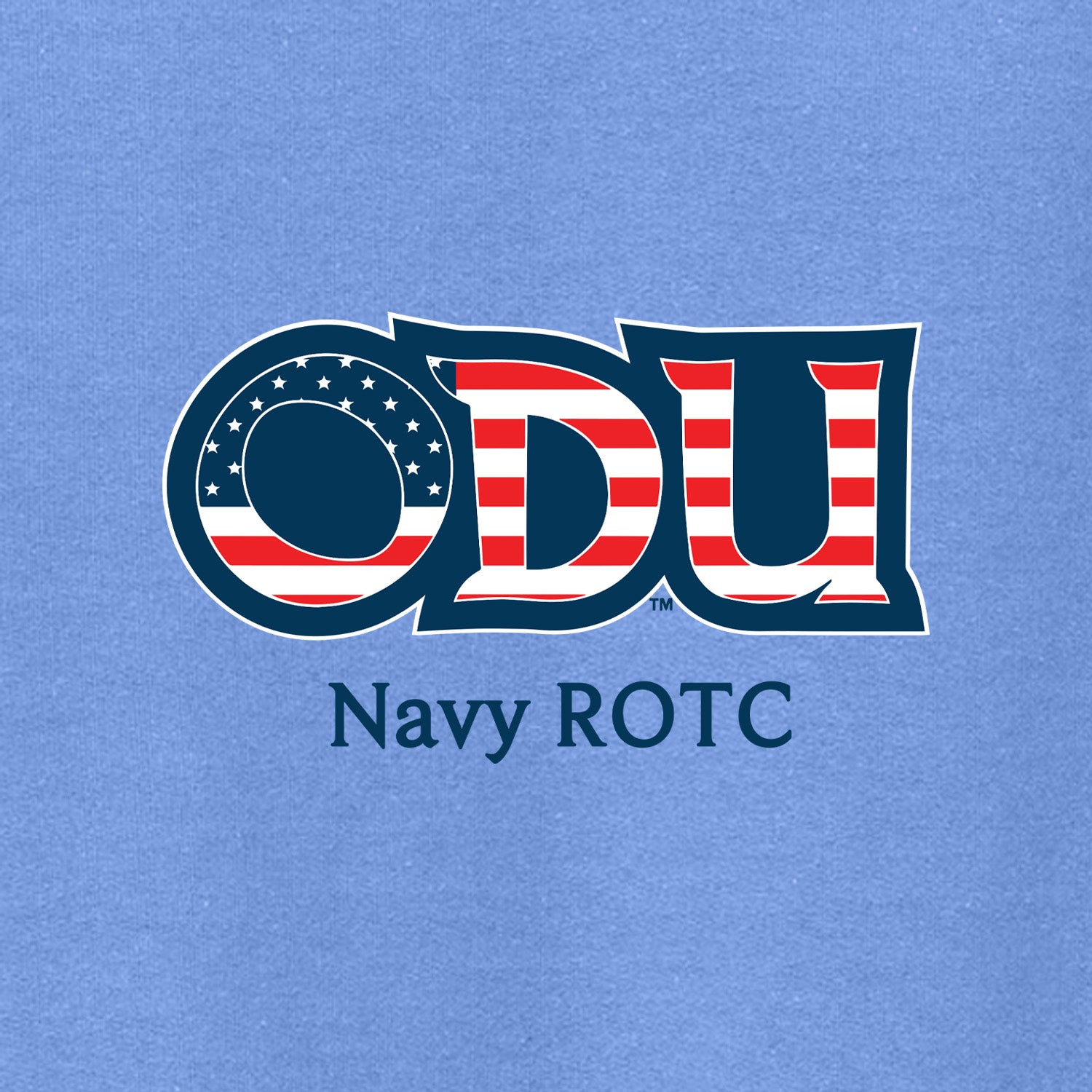 Old Dominion University, ODU Military - Navy ROTC, Crewneck Sweatshirt - Carolina Blue