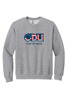 Old Dominion University, ODU Military - Push-Up Squad, Crewneck Sweatshirt - Grey