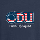 Old Dominion University, ODU Military - Push-Up Squad, Crewneck Sweatshirt - Navy