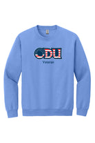 Old Dominion University, ODU Military - Veteran, Crewneck Sweatshirt - Carolina Blue