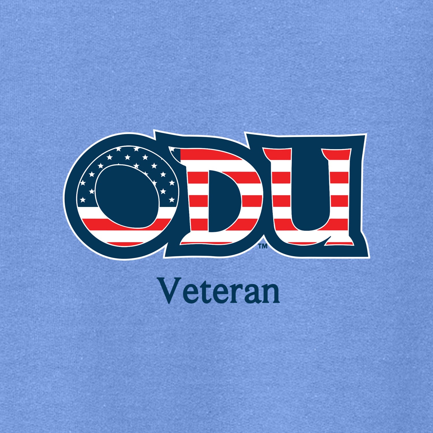 Old Dominion University, ODU Military - Veteran, Crewneck Sweatshirt - Carolina Blue