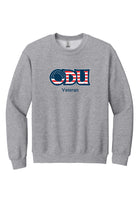 Old Dominion University, ODU Military - Veteran, Crewneck Sweatshirt - Grey