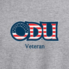 Old Dominion University, ODU Military - Veteran, Crewneck Sweatshirt - Grey
