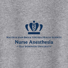 Old Dominion University, Full Logo, Nurse Anesthesia, Heavy Blend™ Crewneck Sweatshirt - Gray