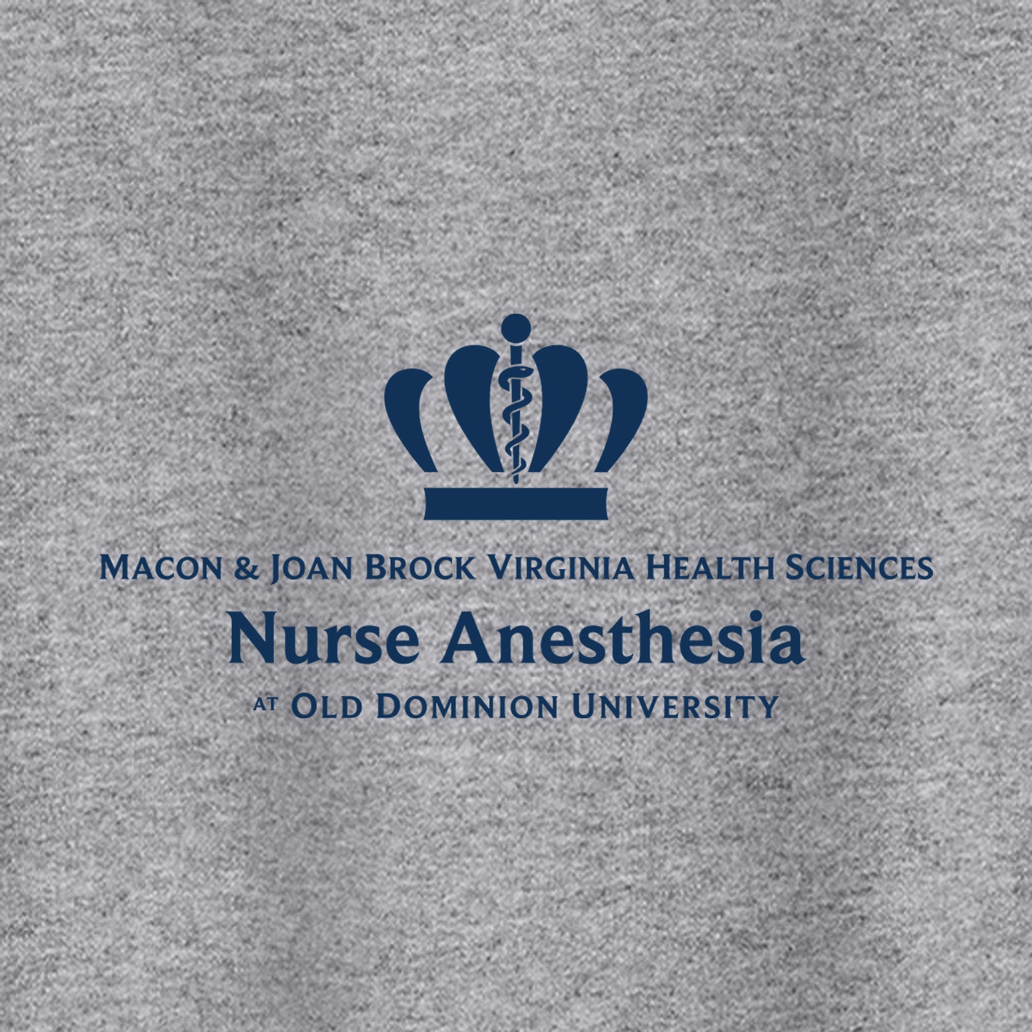 Old Dominion University, Full Logo, Nurse Anesthesia, Heavy Blend™ Crewneck Sweatshirt - Gray