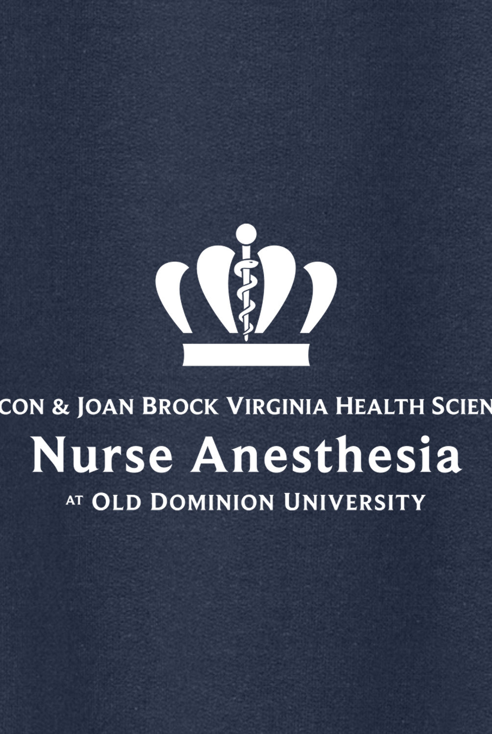 Old Dominion University, Full Logo, Nurse Anesthesia, Heavy Blend™ Crewneck Sweatshirt - Navy
