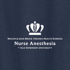 Old Dominion University, Full Logo, Nurse Anesthesia, Heavy Blend™ Crewneck Sweatshirt - Navy