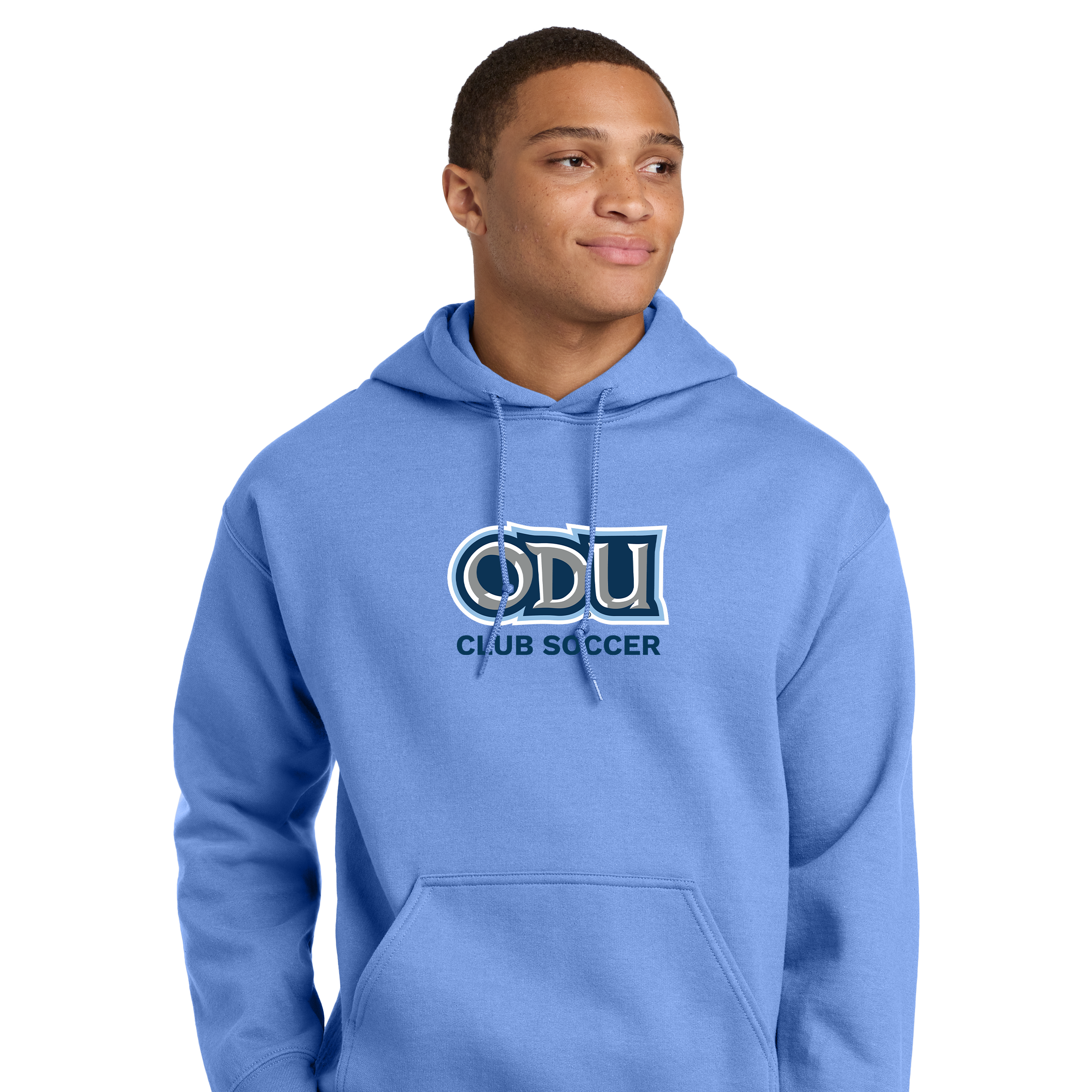 Old Dominion University, Club Sports - Soccer, Heavy Blend™ Hooded Sweatshirt - Hudson Blue