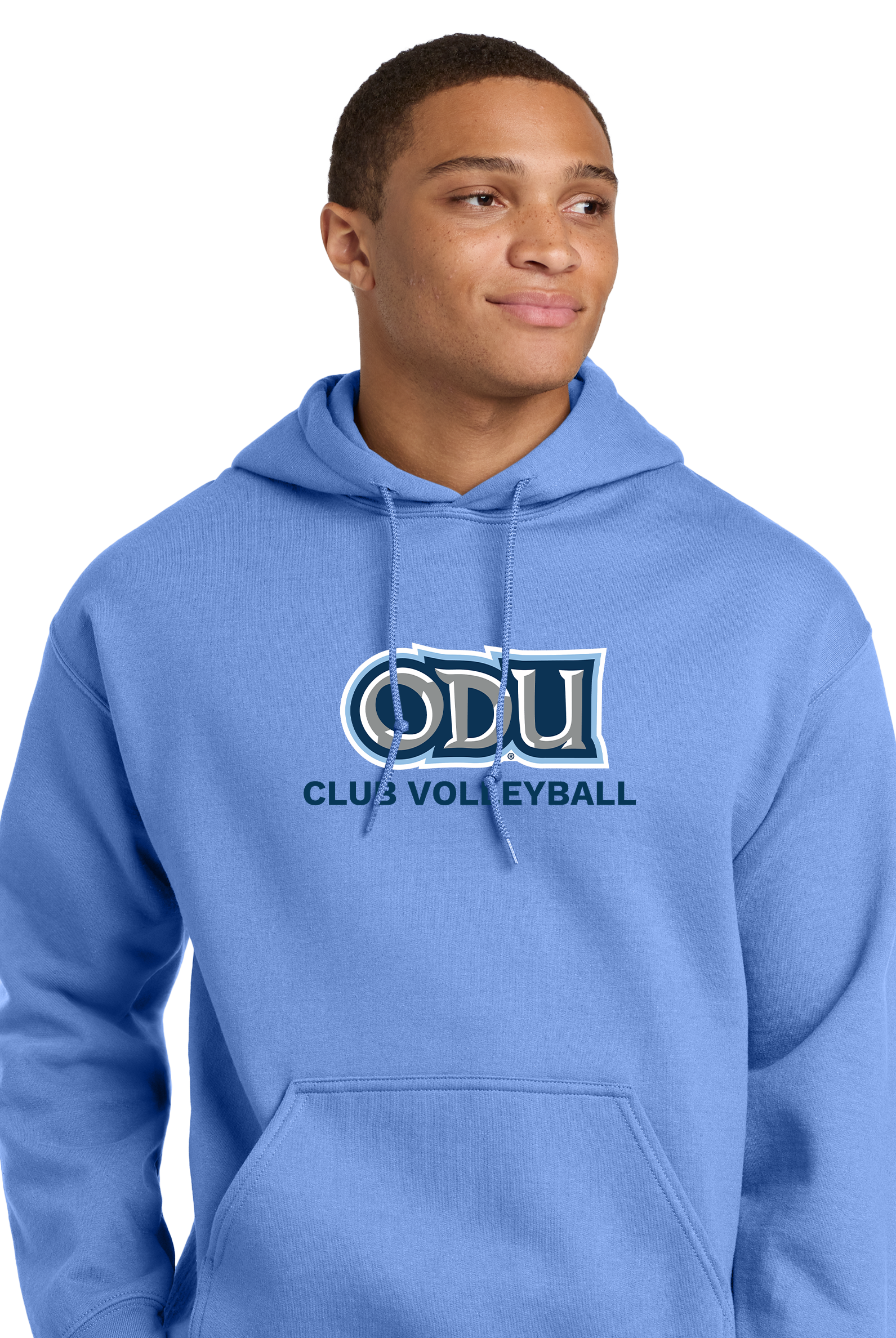 Old Dominion University, Club Sports - volleyball, Heavy Blend™ Hooded Sweatshirt - Hudson Blue